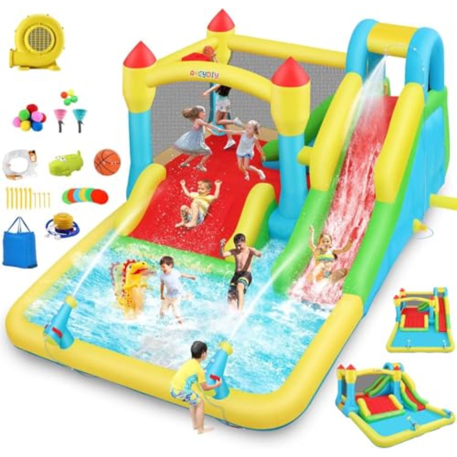 Kids Outdoor House - Надувной водный батут для детей 3-12