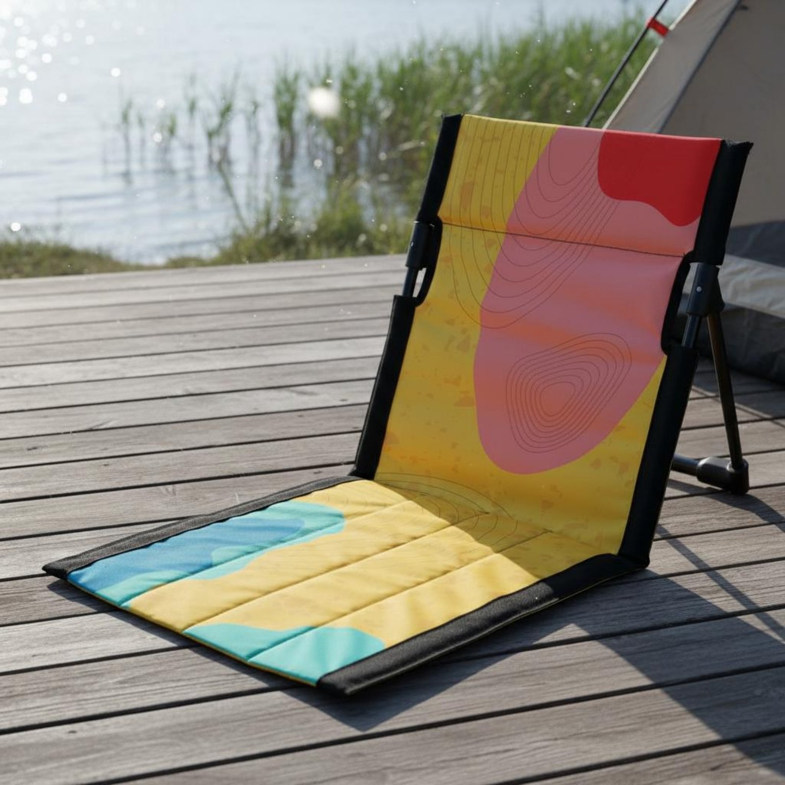 Kids Outdoor Foldable Chair - Складной пляжный стул, портативное напольное сиденье