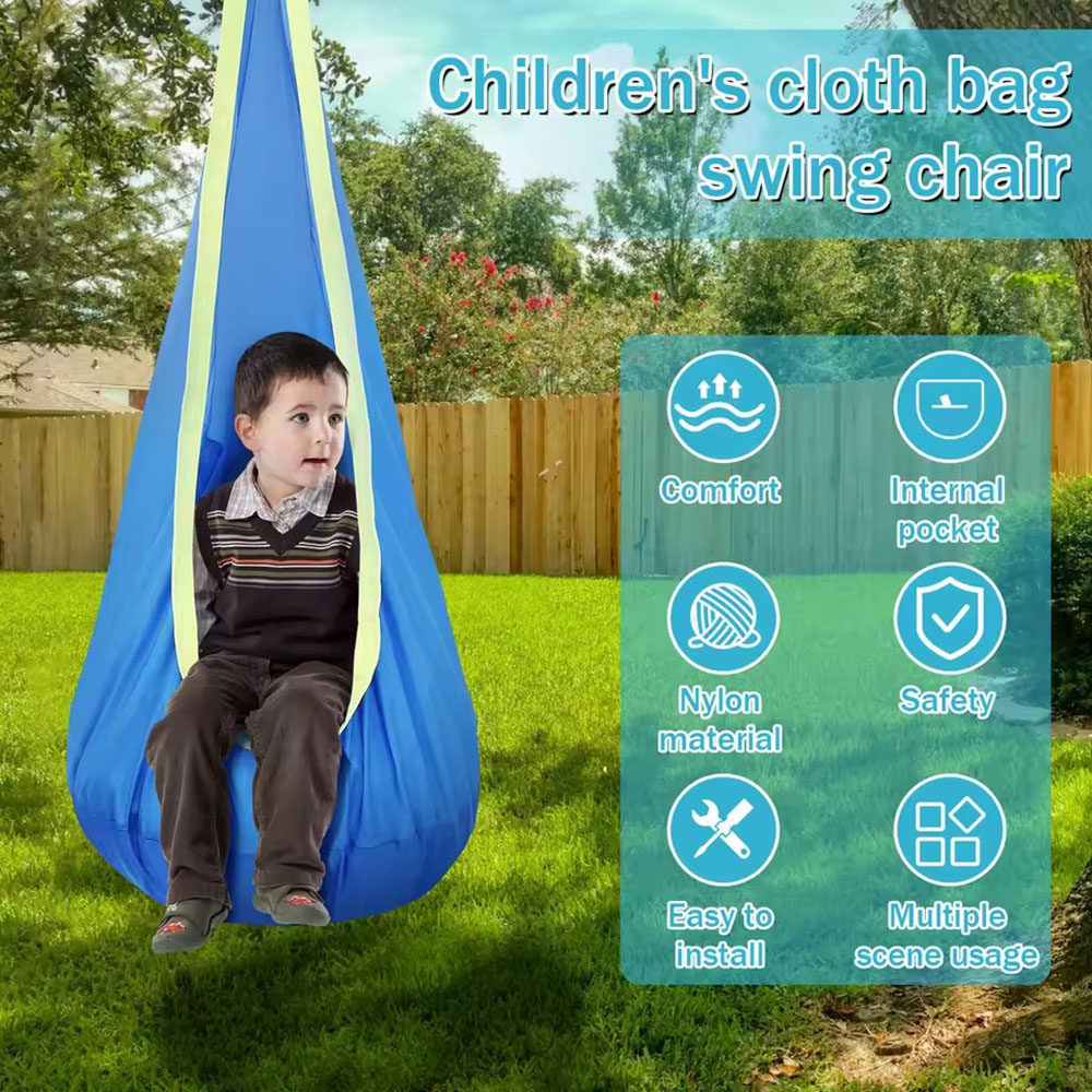 Kids Outdoor Chair Plastic - Детское подвесное кресло-качели из нейлона с