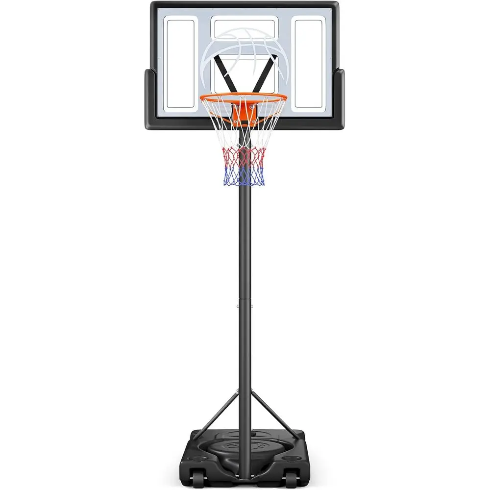 Kids Outdoor Basketball Hoop - Регулируемая портативная баскетбольная система для улицы