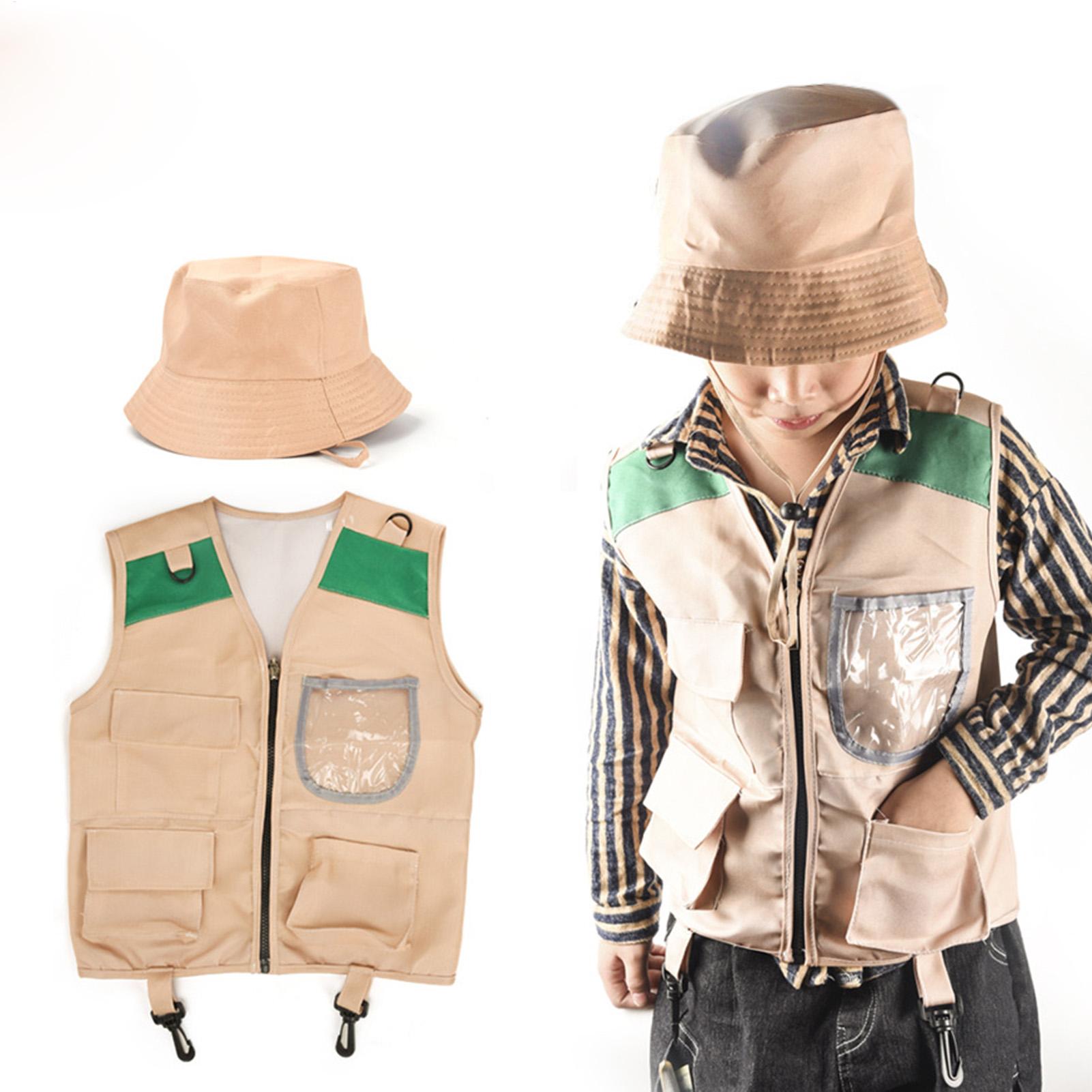 Kids Outdoor Explorer Kit - Детский костюм исследователя: шляпа и жилет,