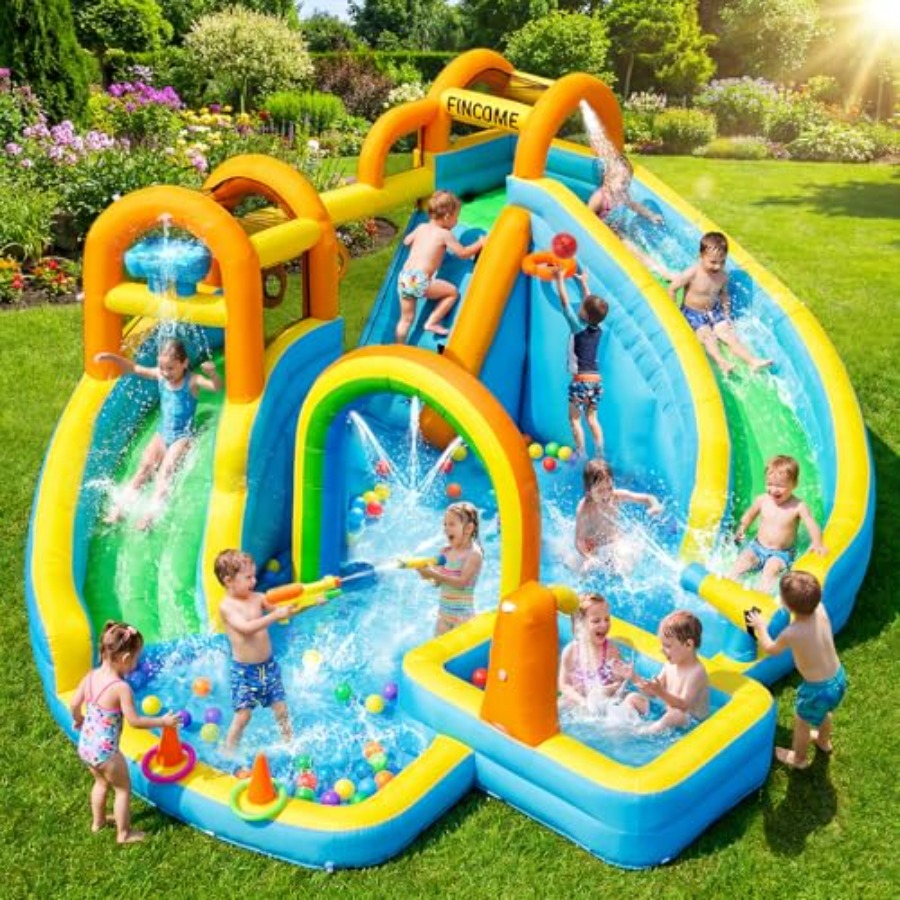 Kids Outdoor Water Slide - Надувной аквапарк для детей на открытом