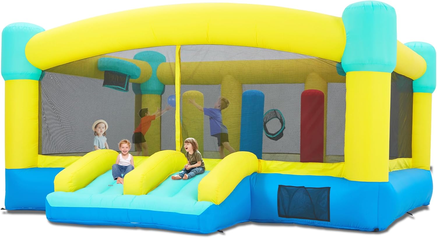 Kids Outdoor House - Большой надувной батут, 15 x 14,8