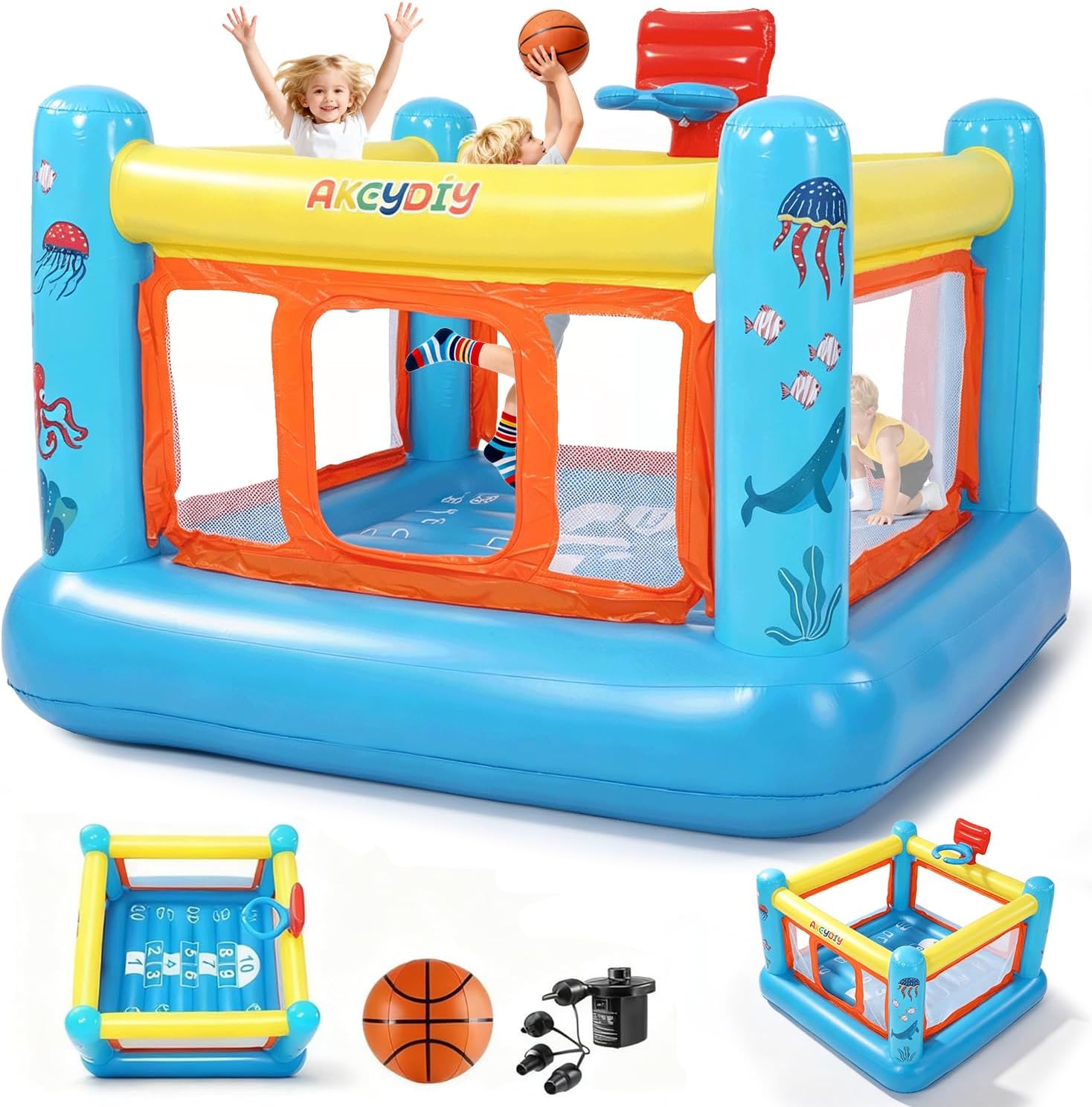Kids Outdoor House - Надувной батут из ПВХ для детей