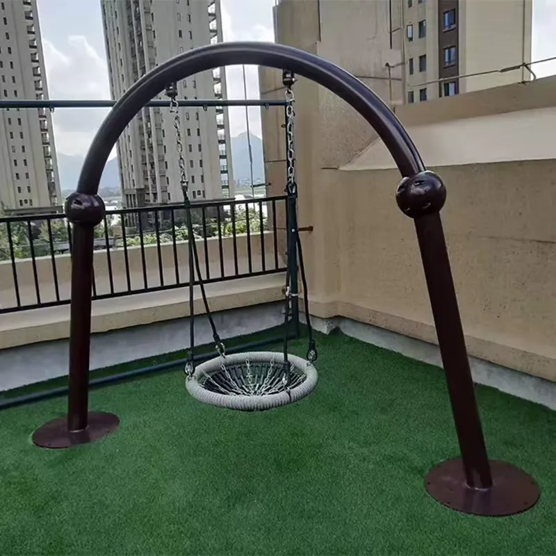 Kids Outdoor Nest Swing - Подвесное круглое детское кресло-качели для улицы,
