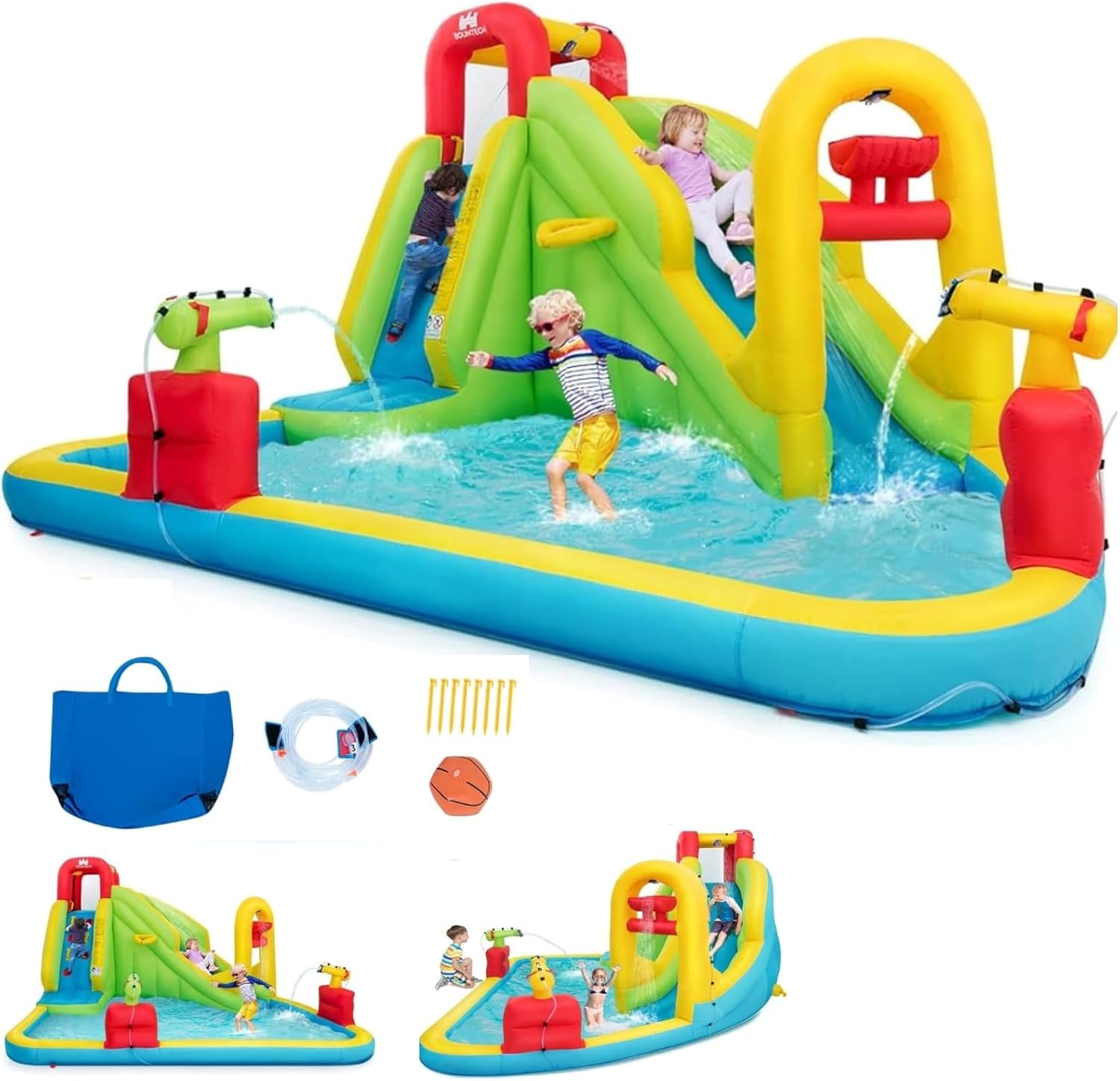 Kids Outdoor Fun - Надувной аквапарк-батут для детей - надувная