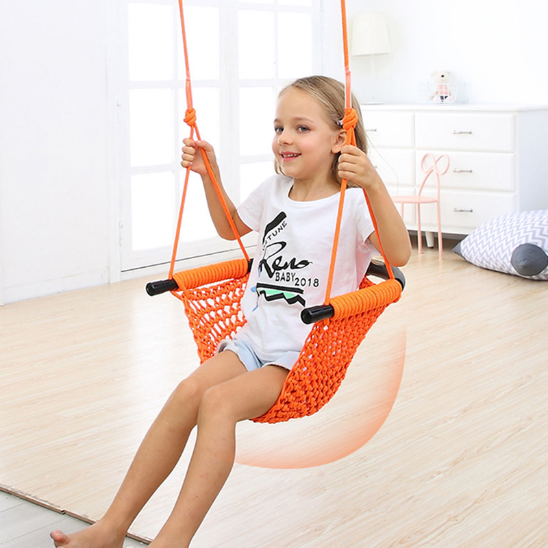 Kids Outdoor Nest Swing - Детский гамак-гнездо, качели, ручное плетение, игровая