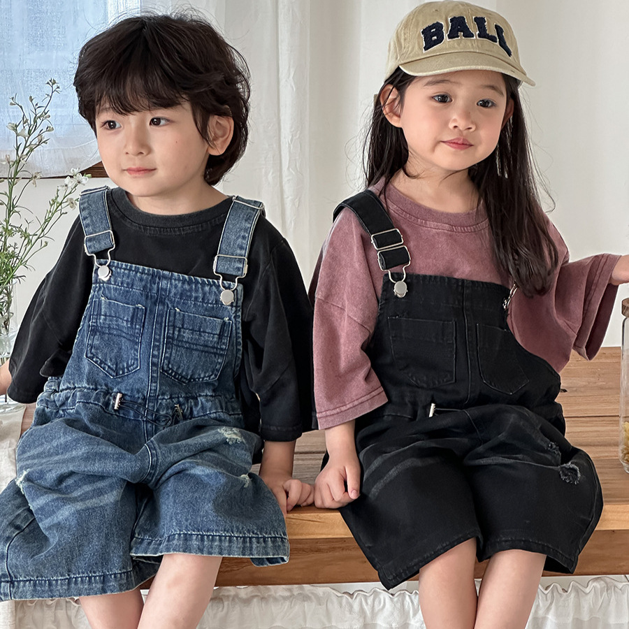Kids Outdoor Jumpsuit - Летний джинсовый комбинезон унисекс для детей