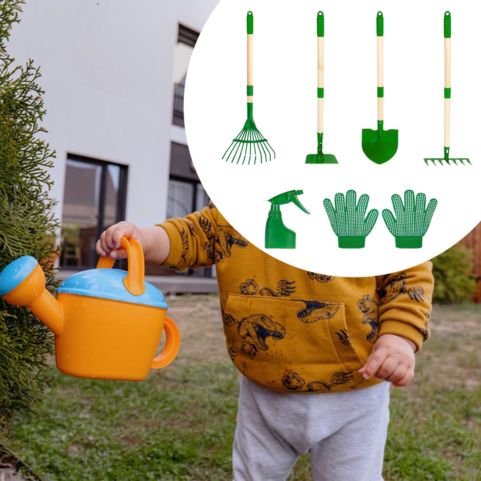 Kids Outdoor Learning Activities - Набор детских садовых инструментов с удобной