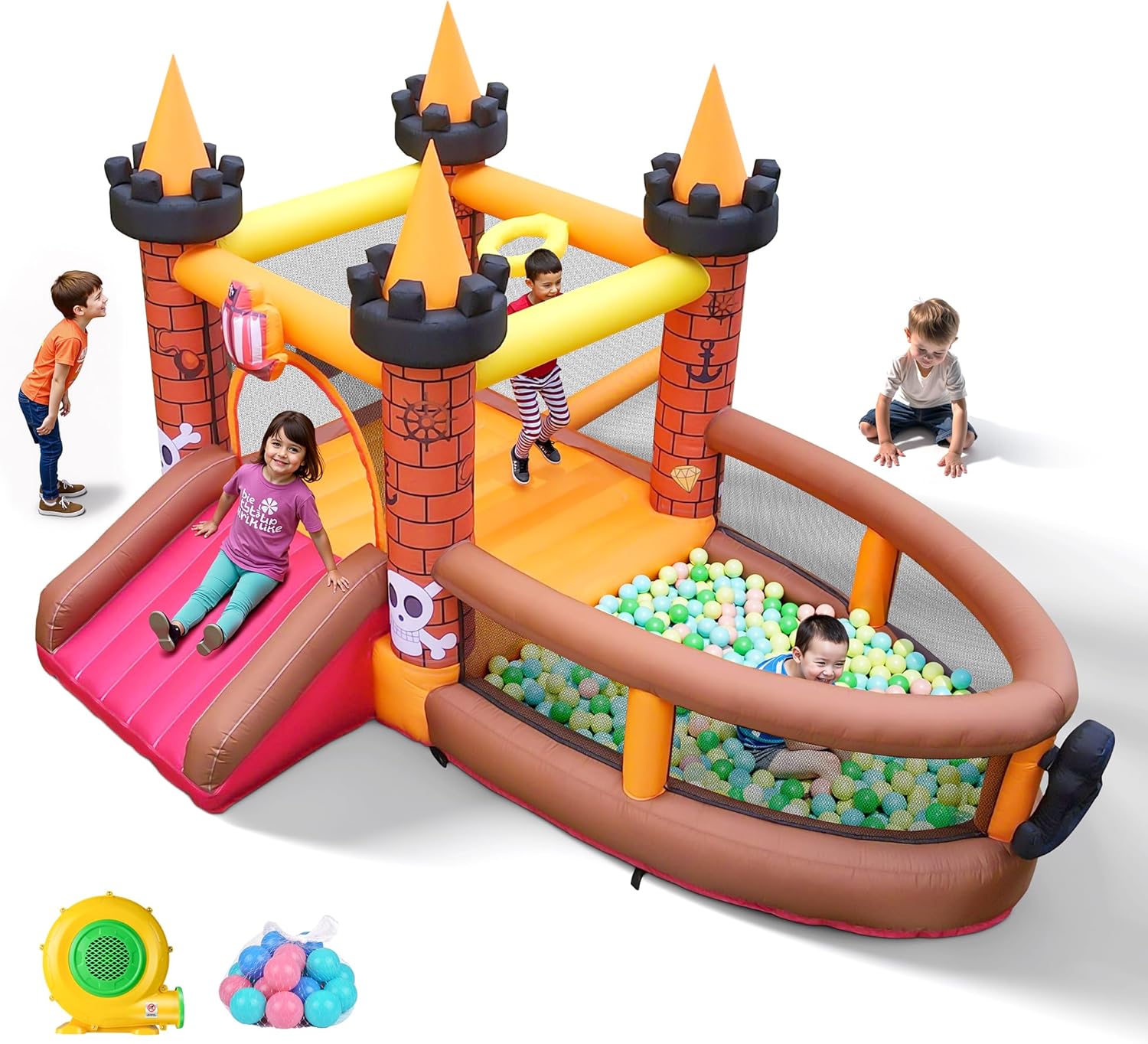 Надувной батут для детей 3-8 л – обзор и цена Kids Outdoor House