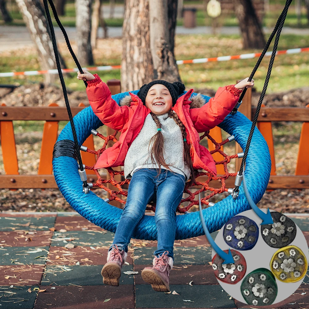 Сине-красные качели-гнездо для – обзор и цена Kids Outdoor Nest Swing
