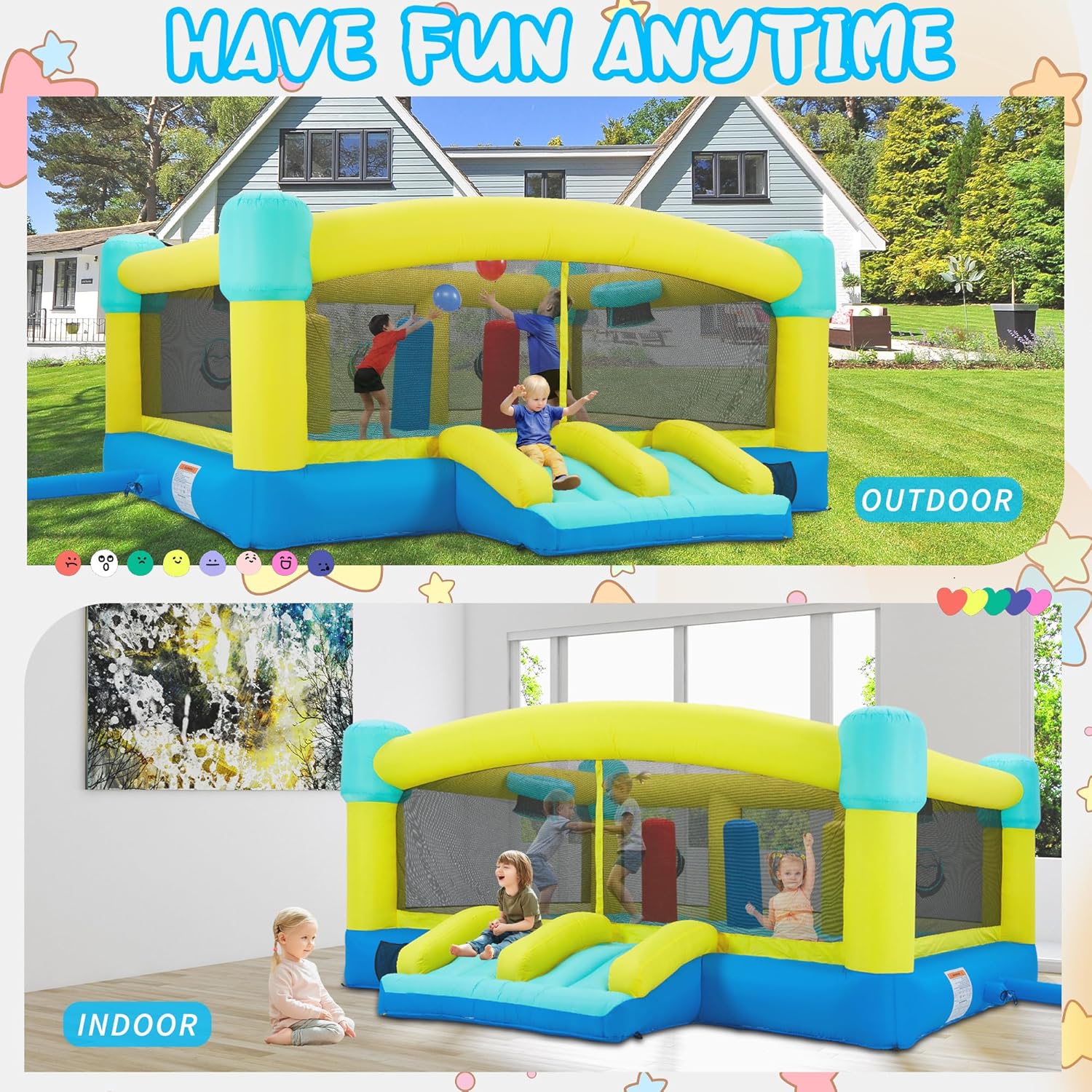 Большой надувной батут, 15 x 1 – обзор и цена Kids Outdoor House