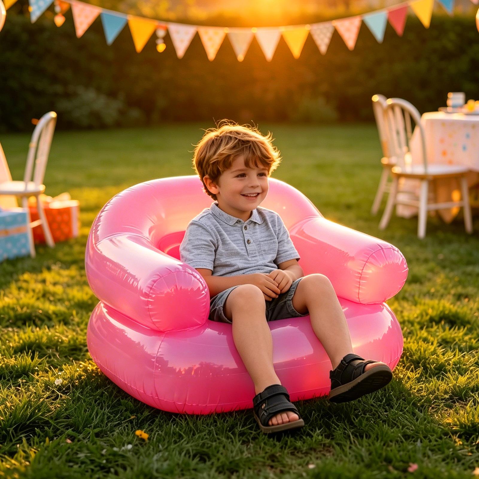 Надувное кресло для детей, уто – обзор и цена Kids Outdoor Chair Plastic