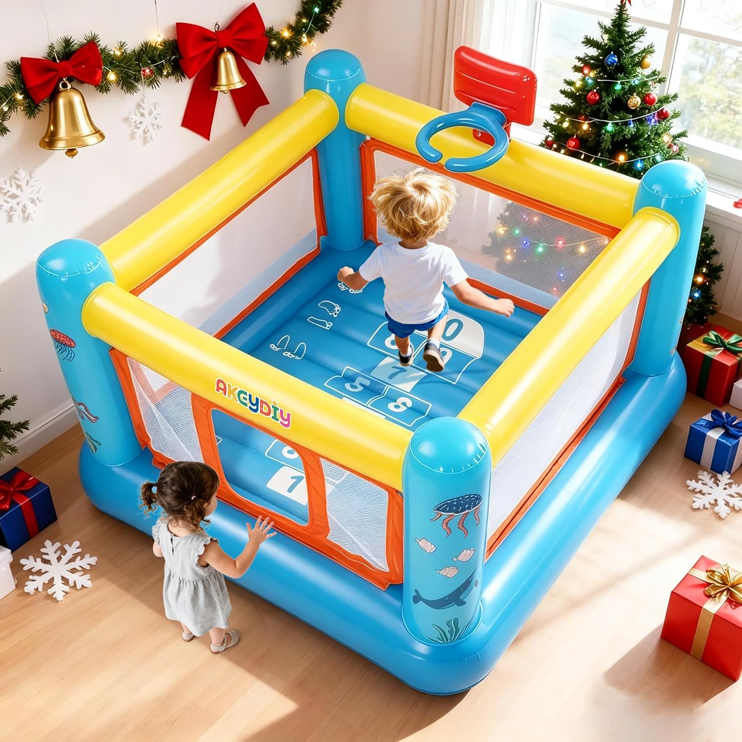 Надувной батут из ПВХ для дете – обзор и цена Kids Outdoor House