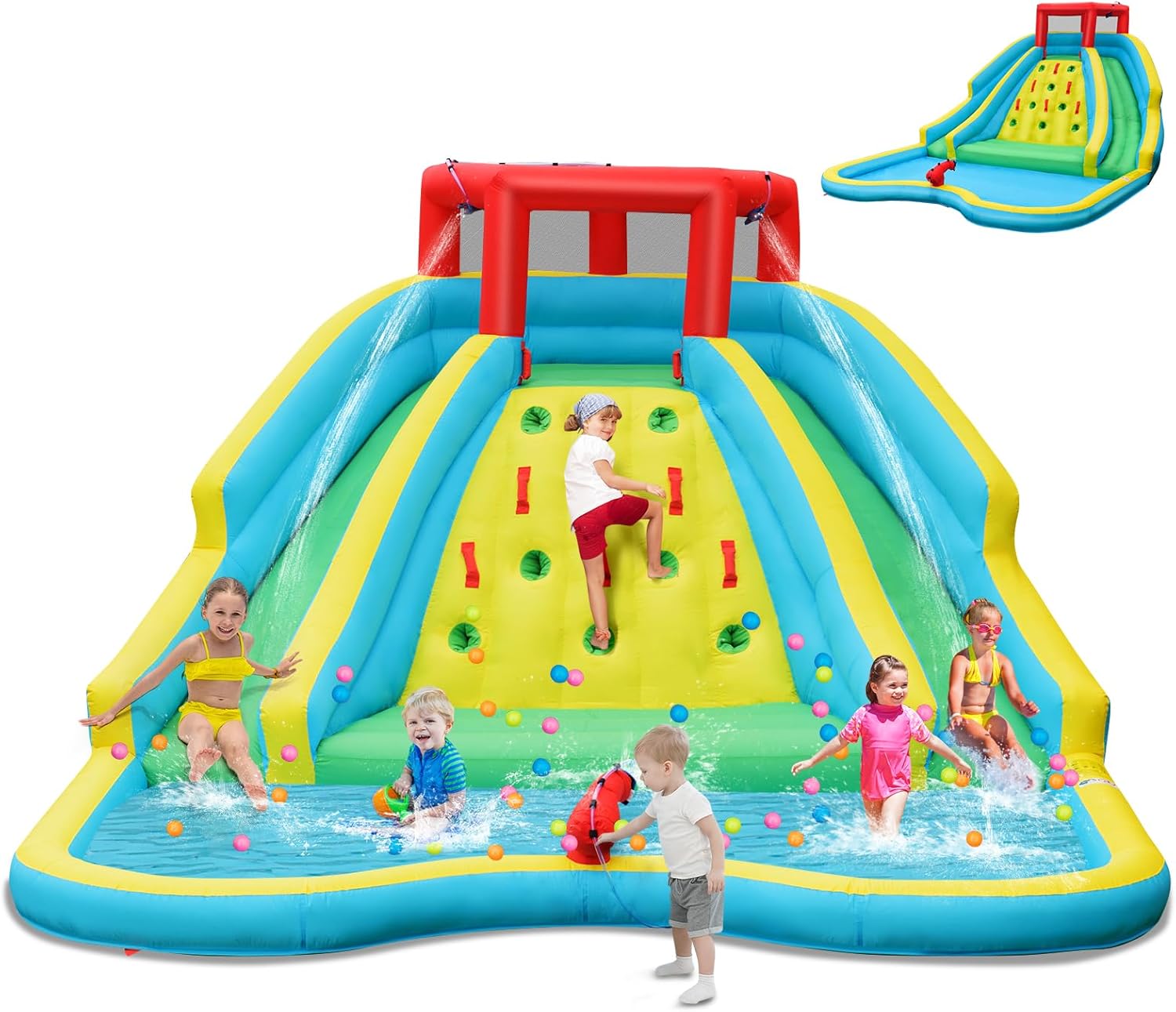 Гигантская надувная водная гор – обзор и цена Kids Outdoor Water Slide