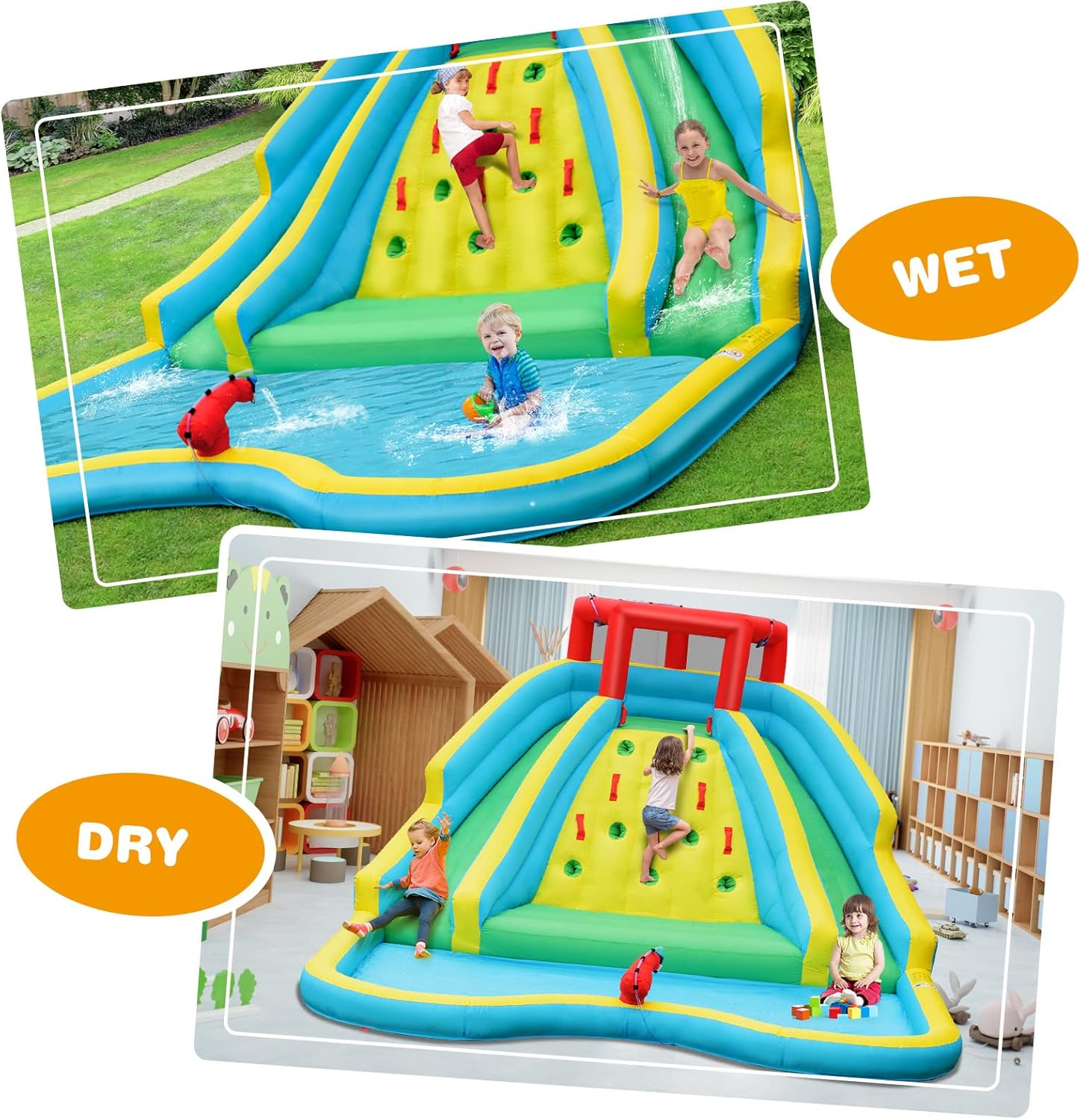 Гигантская надувная водная гор – обзор и цена Kids Outdoor Water Slide