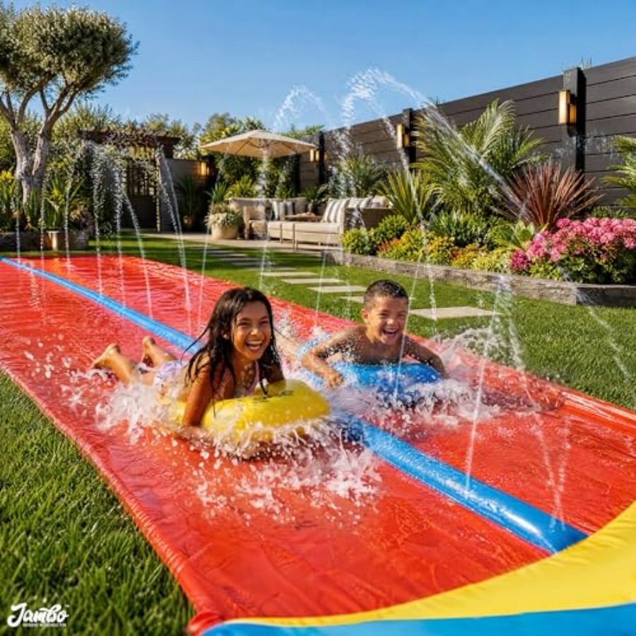 Надувная водная горка для дете – обзор и цена Kids Outdoor Water Slide