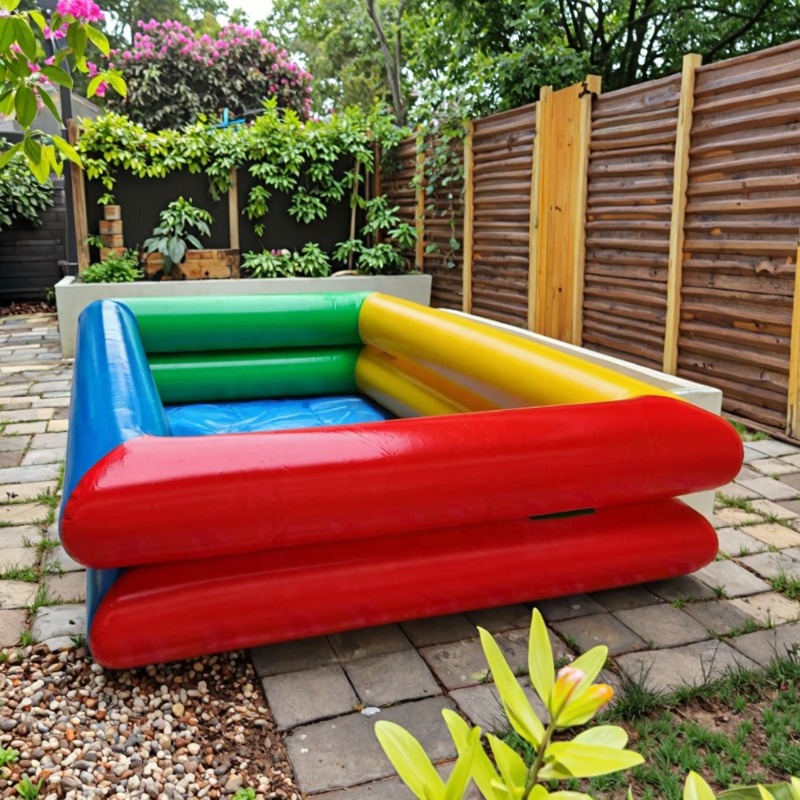 Надувной двухслойный коммерчес – обзор и цена Kids Outdoor House
