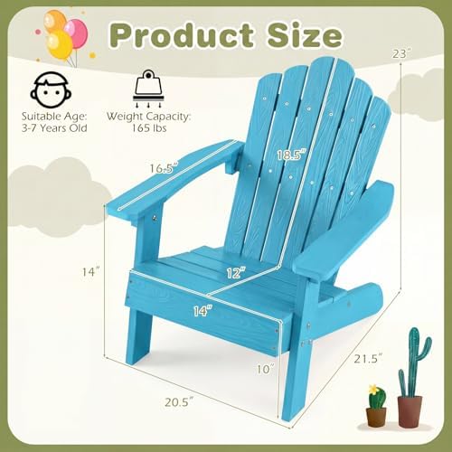 Детское кресло Adirondack, все – обзор и цена Kids Outdoor Adirondack Chair