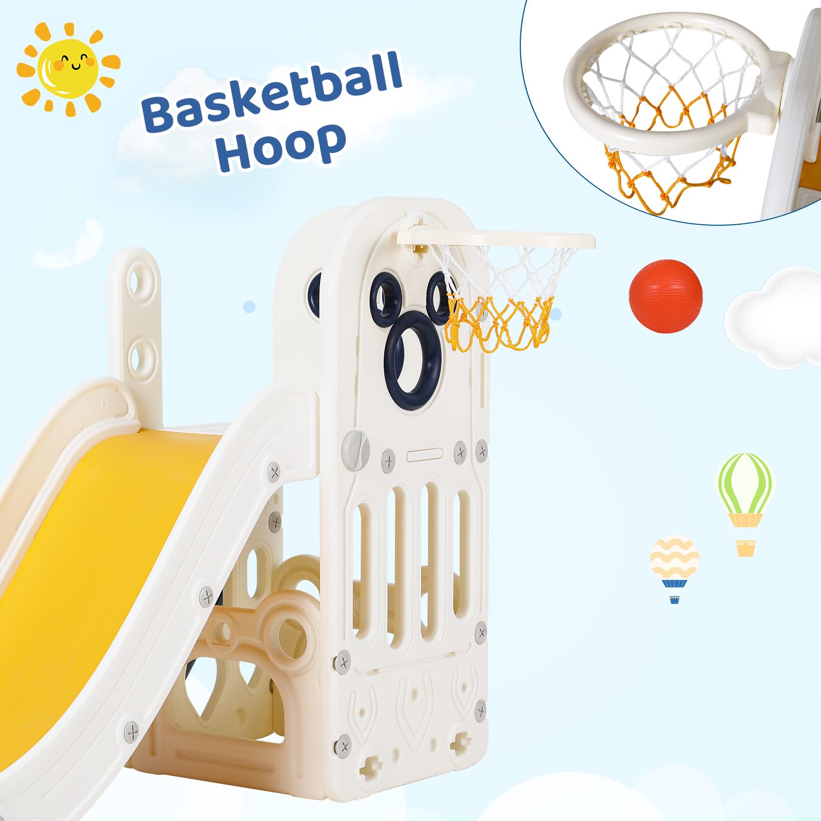 Игровой комплекс 6 в 1 для мал – обзор и цена Kids Outdoor Basketball Hoop