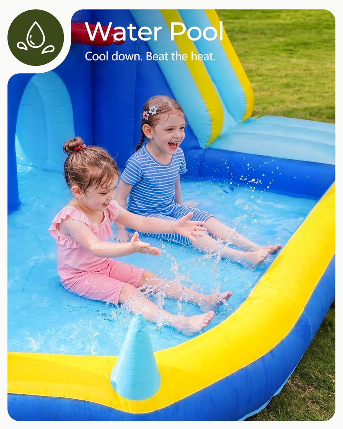 Надувная водная горка-батут дл – обзор и цена Kids Outdoor House