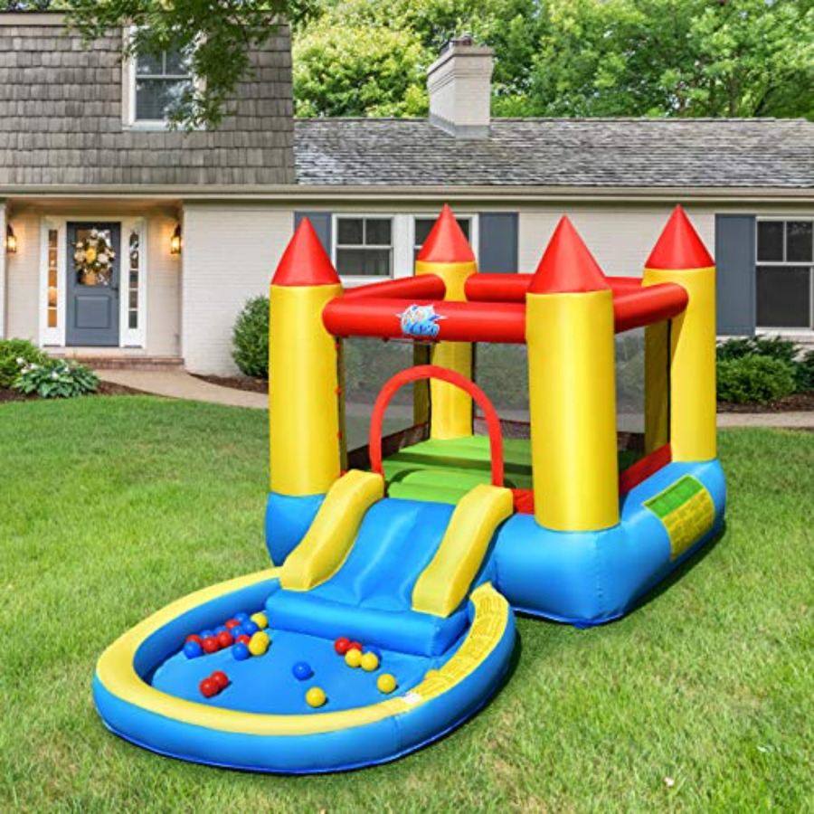 Надувной батут для детей 3-5 л – обзор и цена Kids Outdoor House