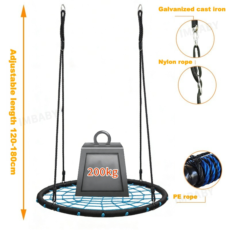 IMBABY Круглая сетчатая качель – обзор и цена Kids Outdoor Nest Swing