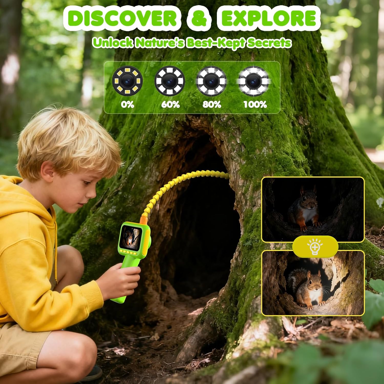 Эндоскоп для детей, бороскоп-к – обзор и цена Kids Outdoor Explorer Kit