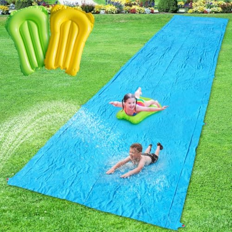Водная горка для летних вечери – обзор и цена Kids Outdoor Water Slide