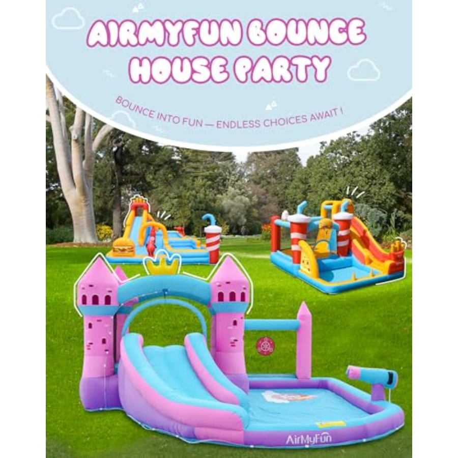 Надувная водная горка-батут дл – обзор и цена Kids Outdoor House