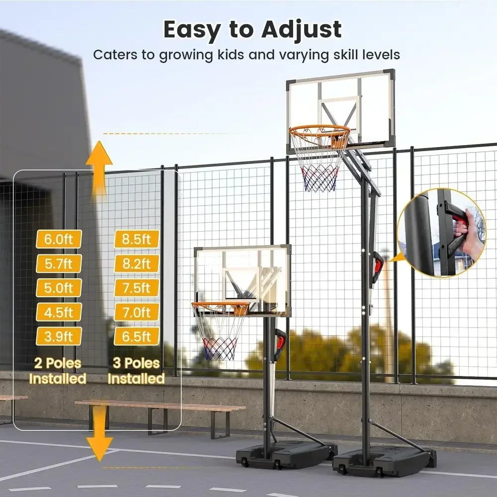 Портативная уличная баскетболь – обзор и цена Kids Outdoor Basketball Hoop